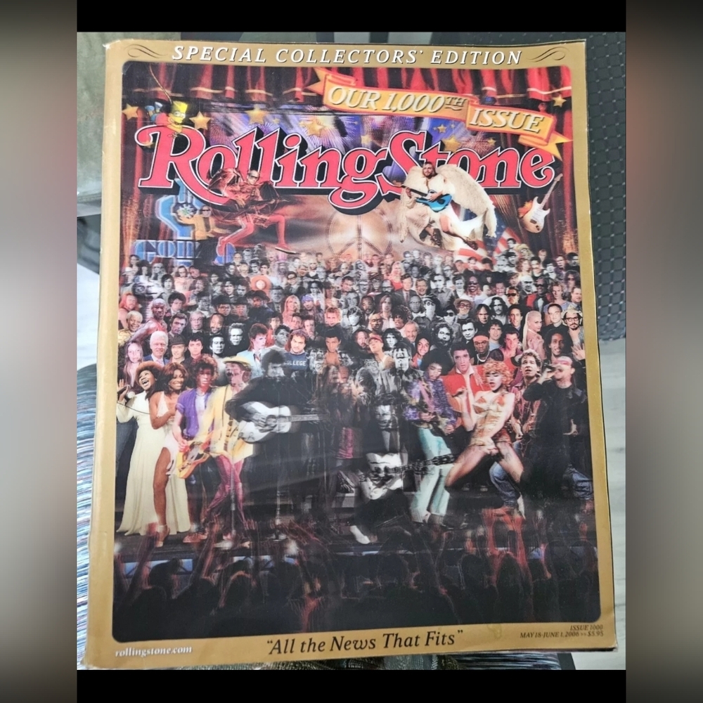 Rolling Stone - 1000TH Issue May 18, 2006 HOLOGRAM COVER. COLLECTABLE